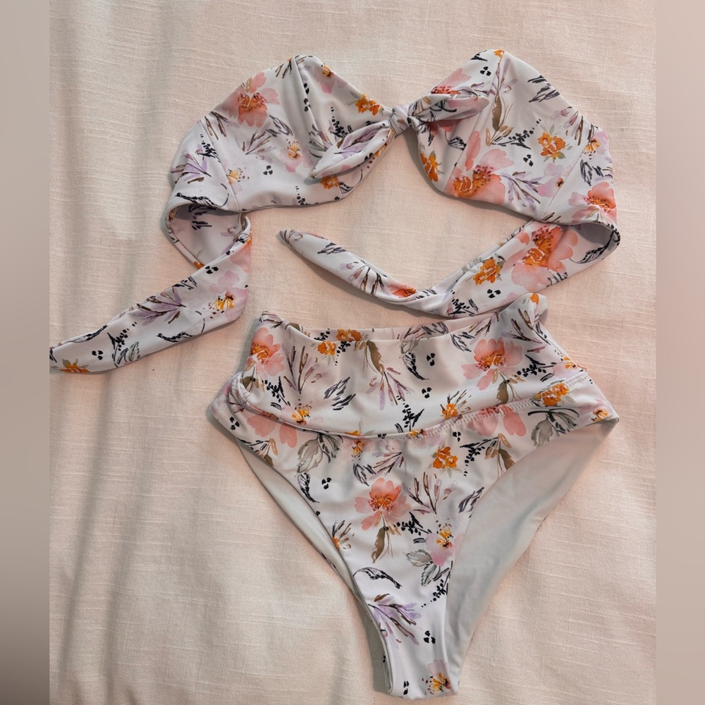 Floral Print Bikini Set